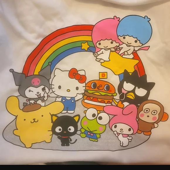 NWT Torrid Sanrio Hello Kitty & Friends Ringer Tee, sz 4 - Picture 5 of 7